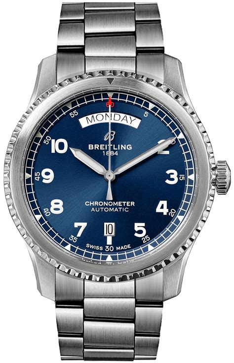 breitling aviator 8 day date|breitling aviator super 8.